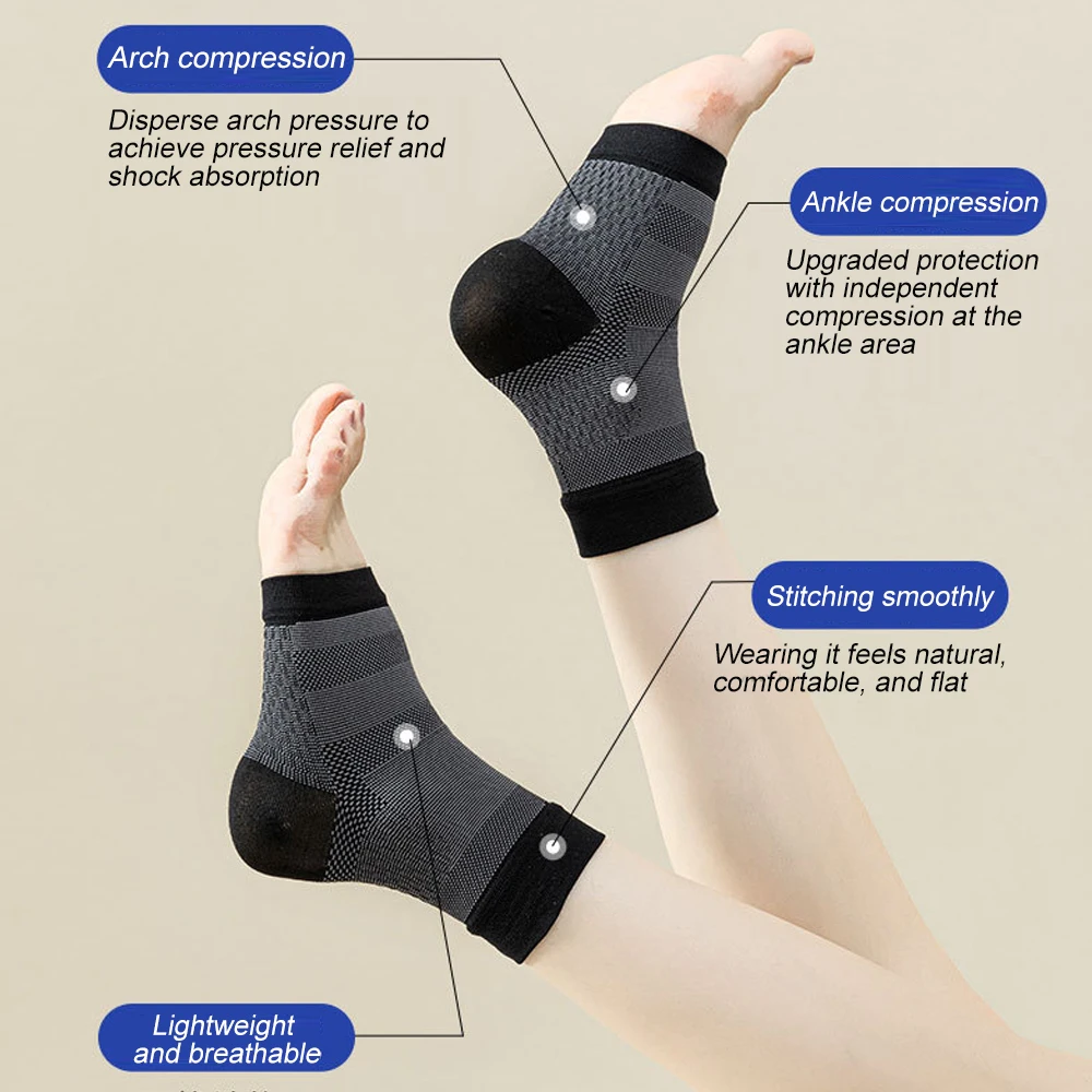 1Pair Open Toe Compression Soc - đánh giá và giá Ankle Brace Sock