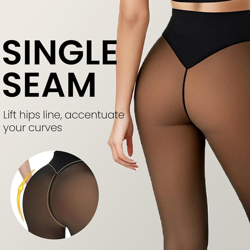 One Seam Fleece Lined Leggings - đánh giá và giá Tights Pantyhose Sheer