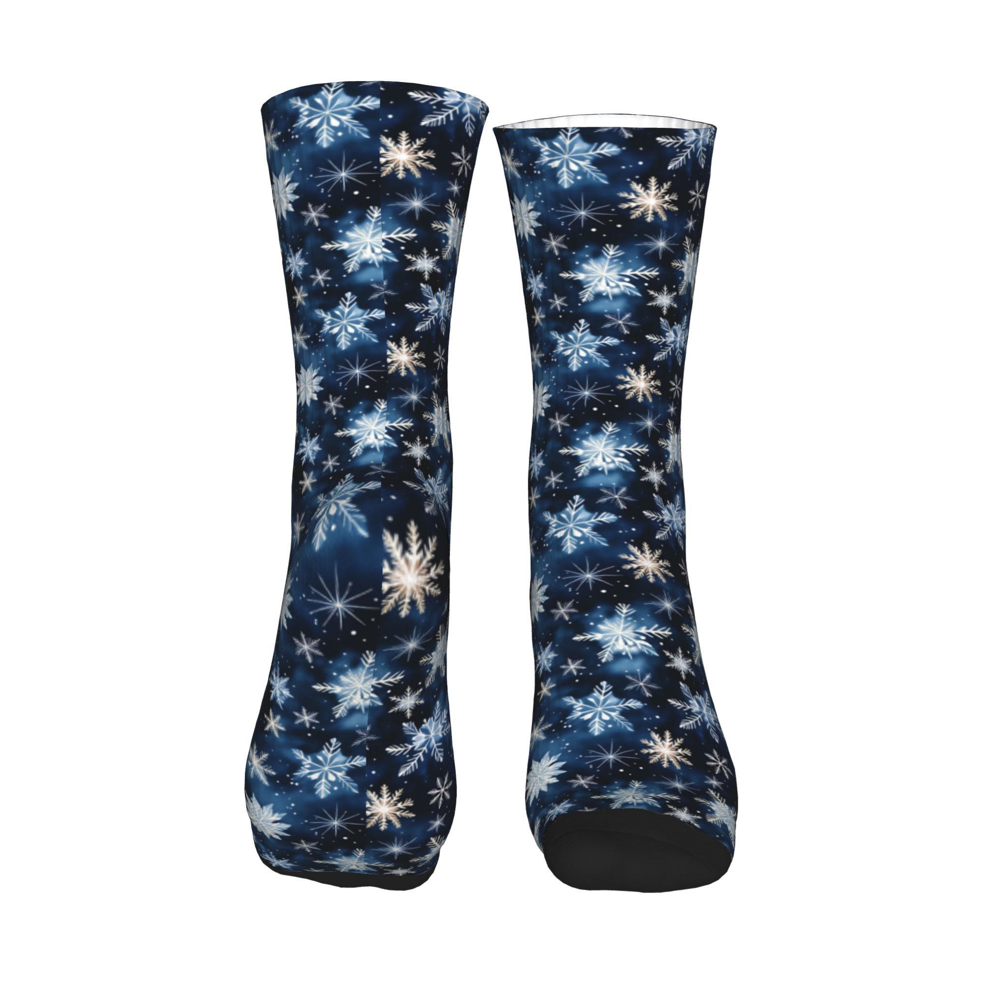 Navy Blue Snowflake Pattern Me - đánh giá và giá Dress Sock Men