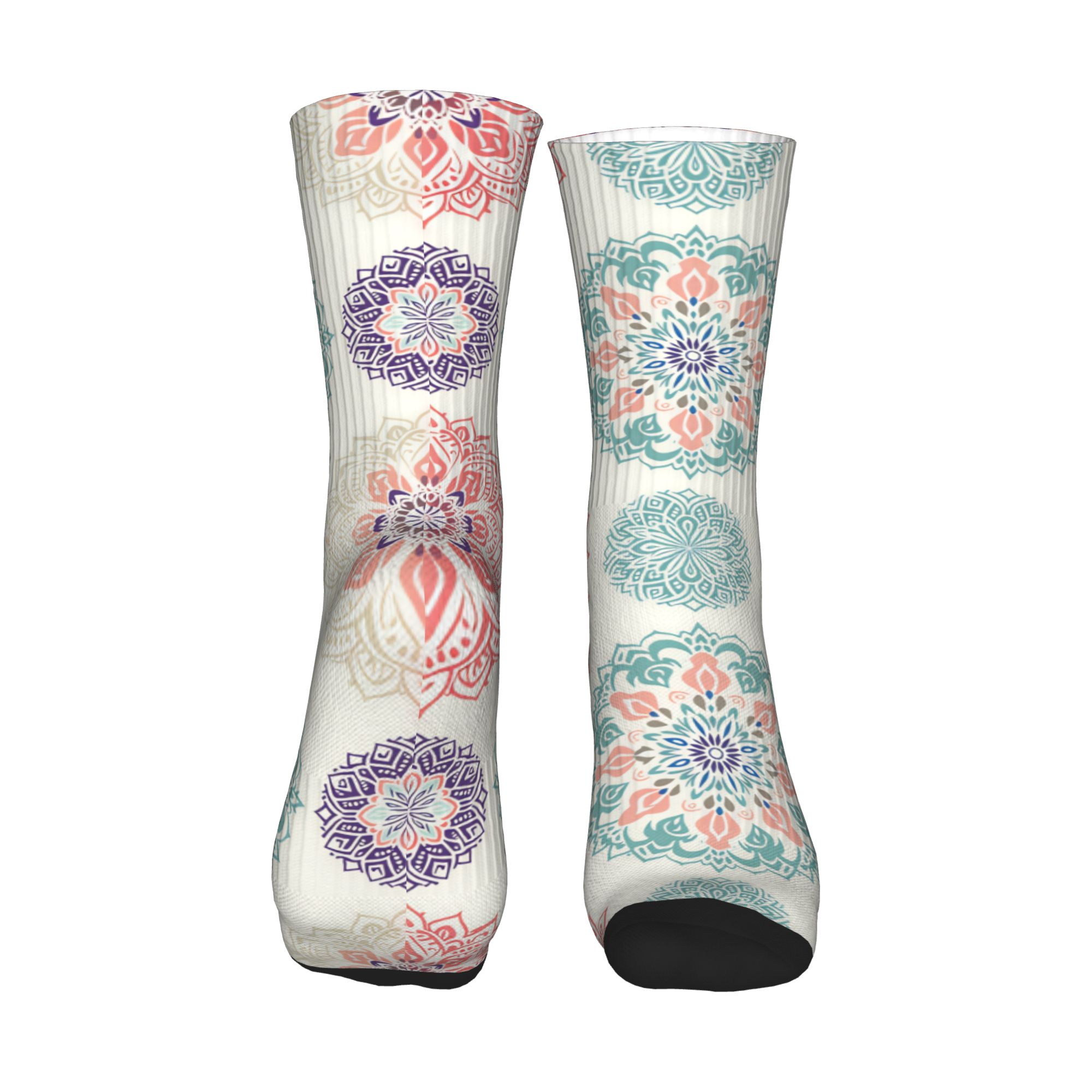 Fun Mens Pastel Boho Mandala P - đánh giá và giá Dress Sock Men