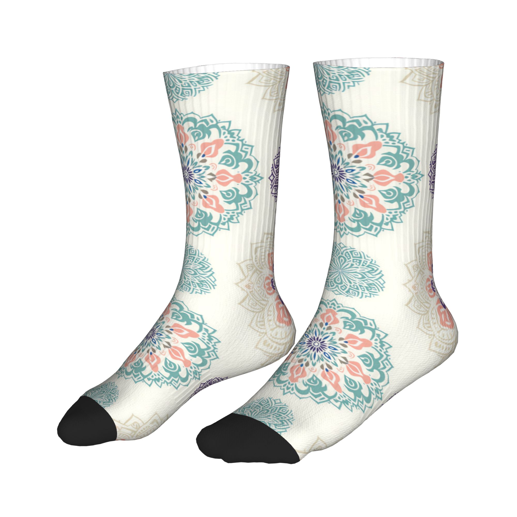 Fun Mens Pastel Boho Mandala P - đánh giá và giá Dress Sock Men