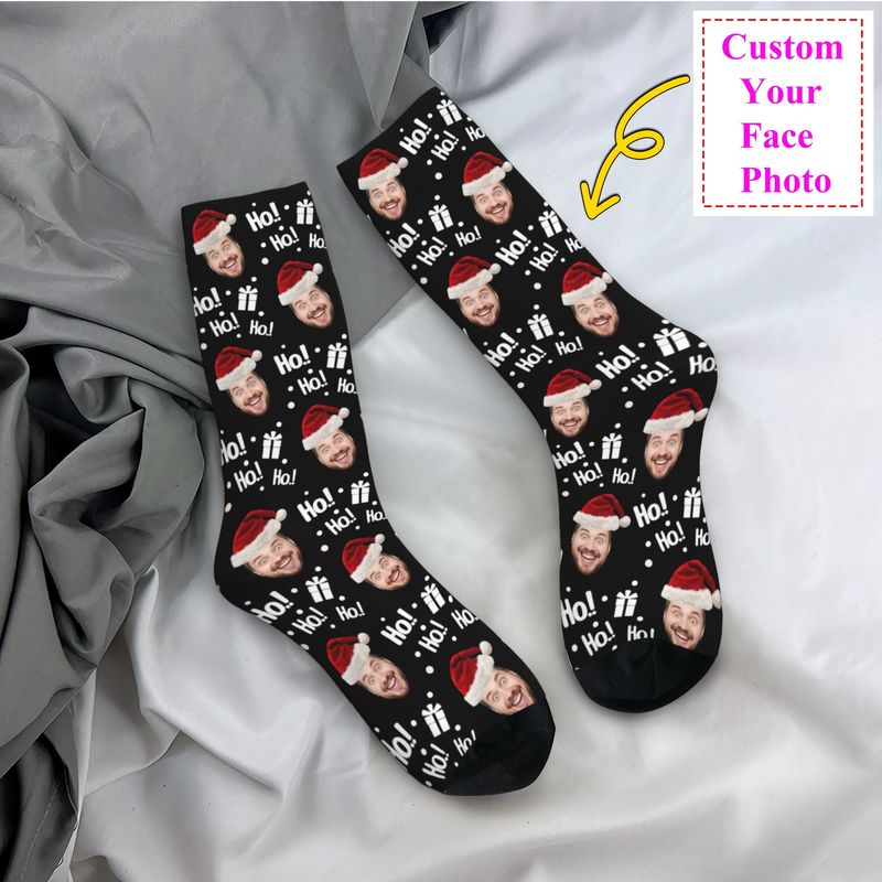 Christmas Face Photo Personali - đánh giá và giá Dress Sock Men
