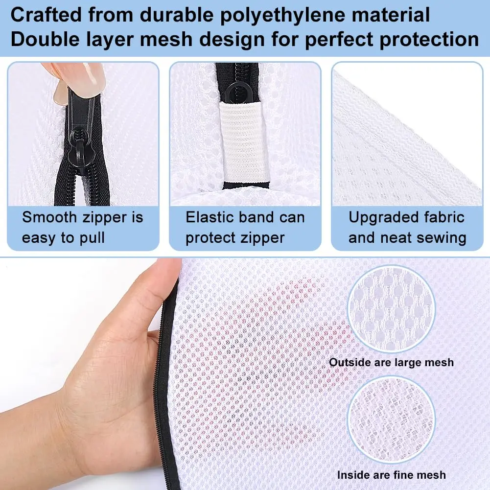 Mesh Shoe Washing Bags with Zi - đánh giá và giá Sock Organizer Tray