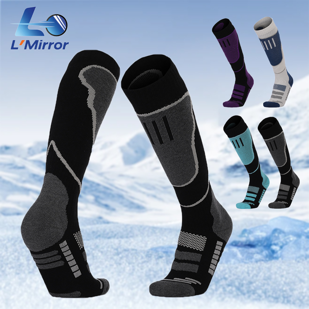 L●Mirror 2 Pairs Knee High Ski - đánh giá và giá Thermal Sock Winter