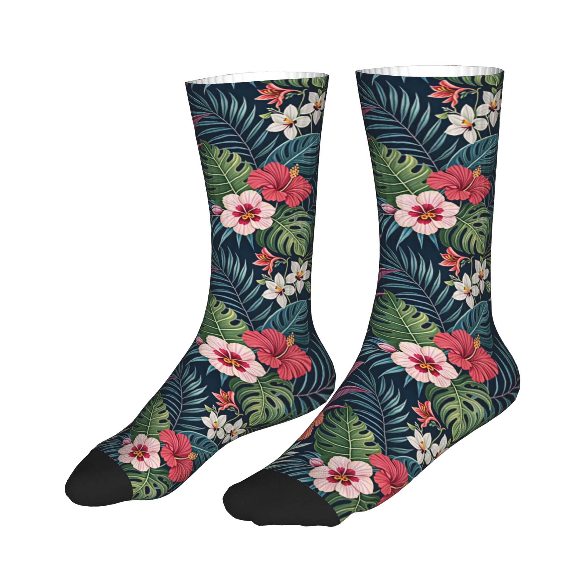 Fun Mens Hawaiian Hibiscus Plu - đánh giá và giá Dress Sock Men