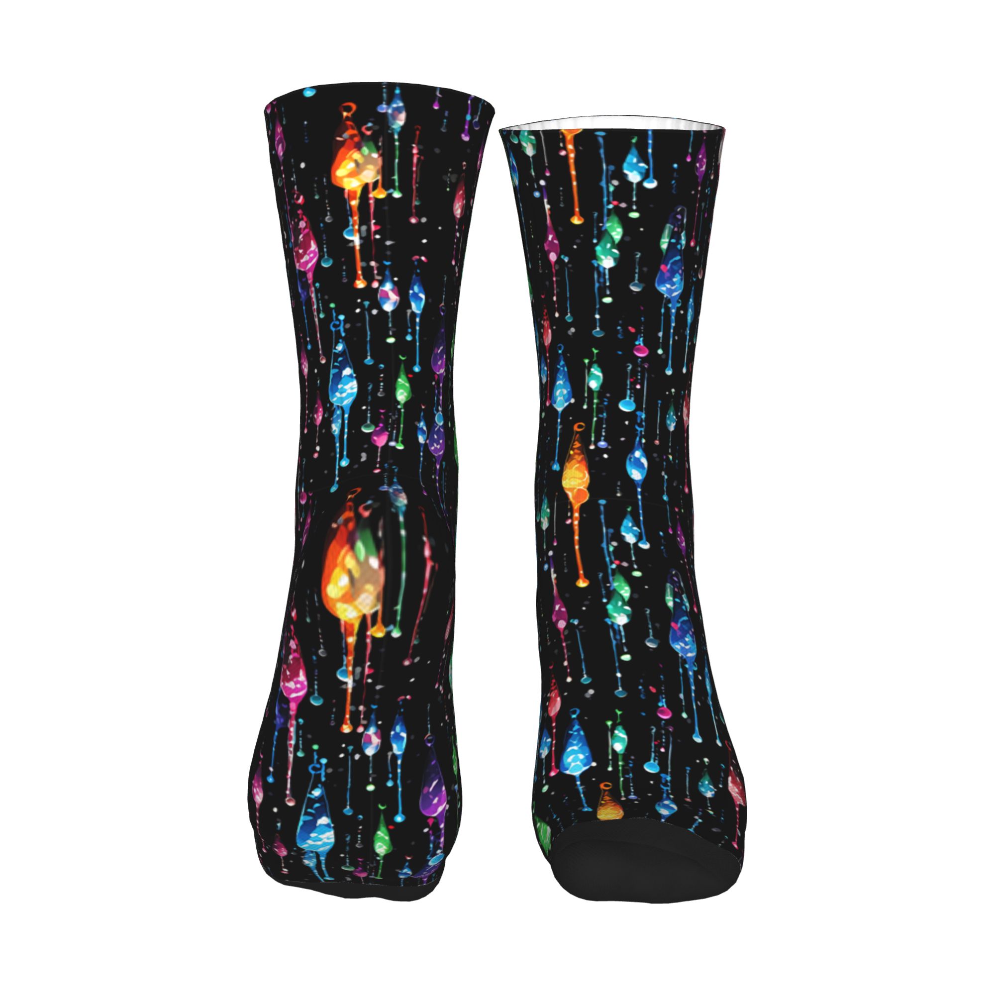 Dripping Rainbow Liquid Patter - đánh giá và giá Dress Sock Men