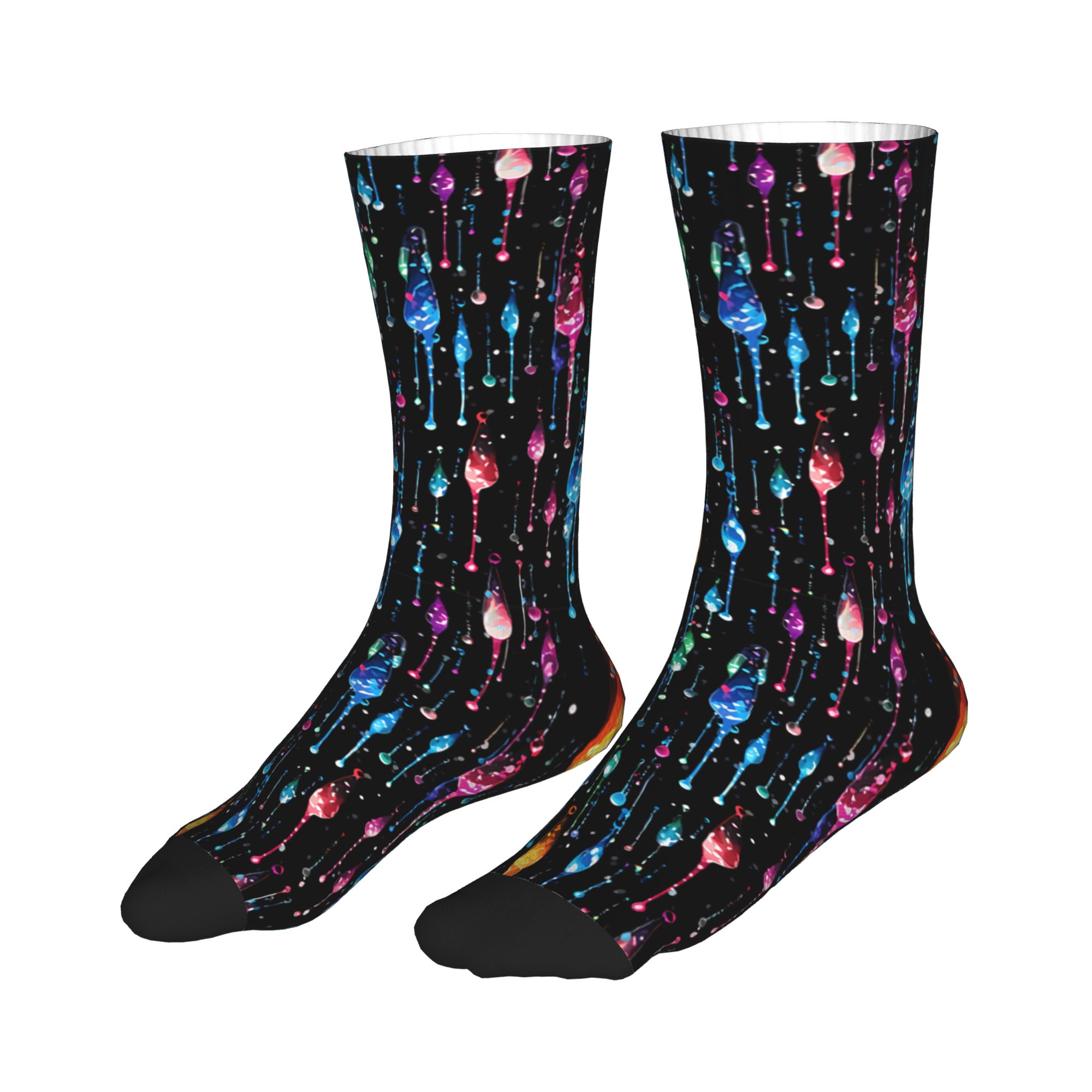 Dripping Rainbow Liquid Patter - đánh giá và giá Dress Sock Men
