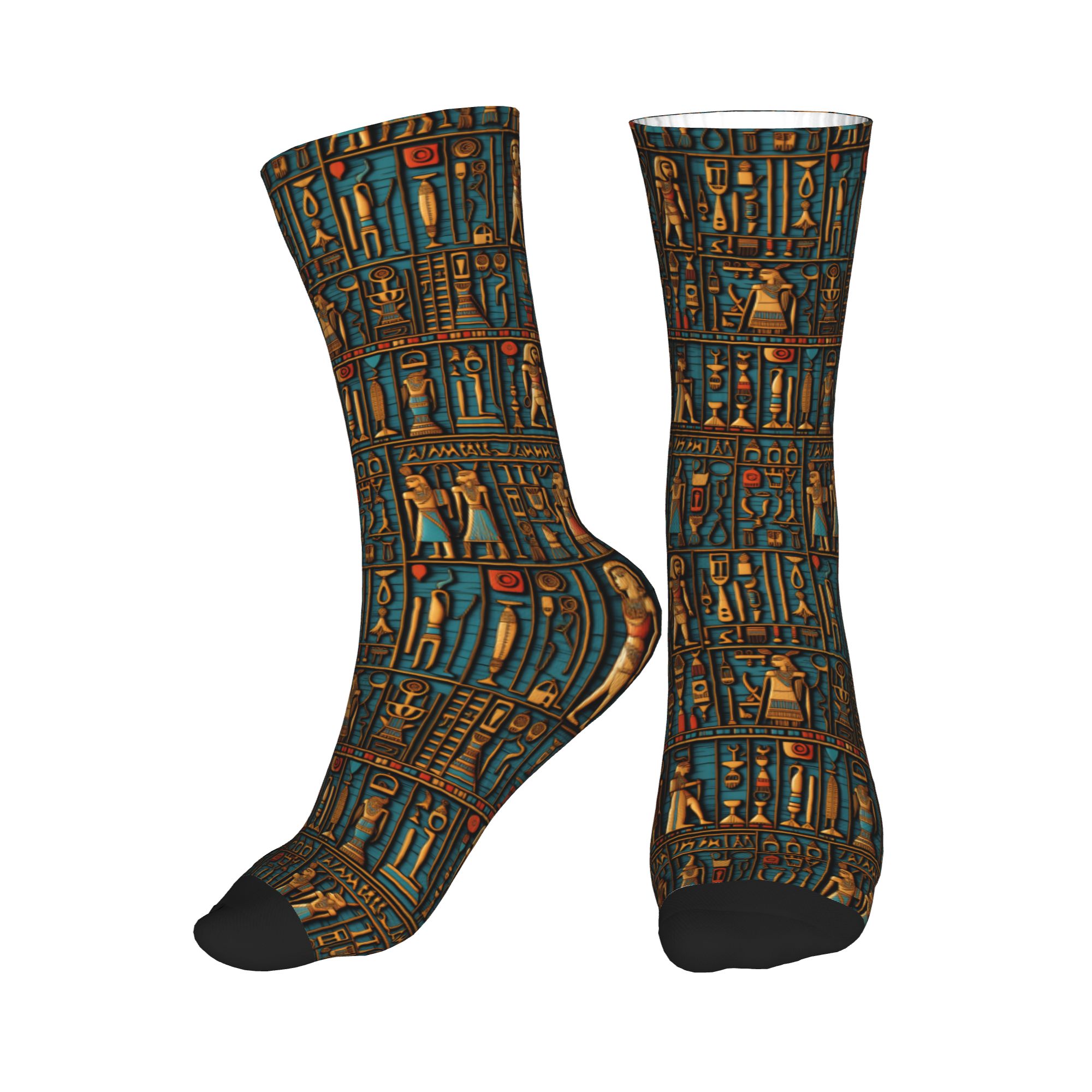 Cool Men's Egyptian Hieroglyph - đánh giá và giá Dress Sock Men