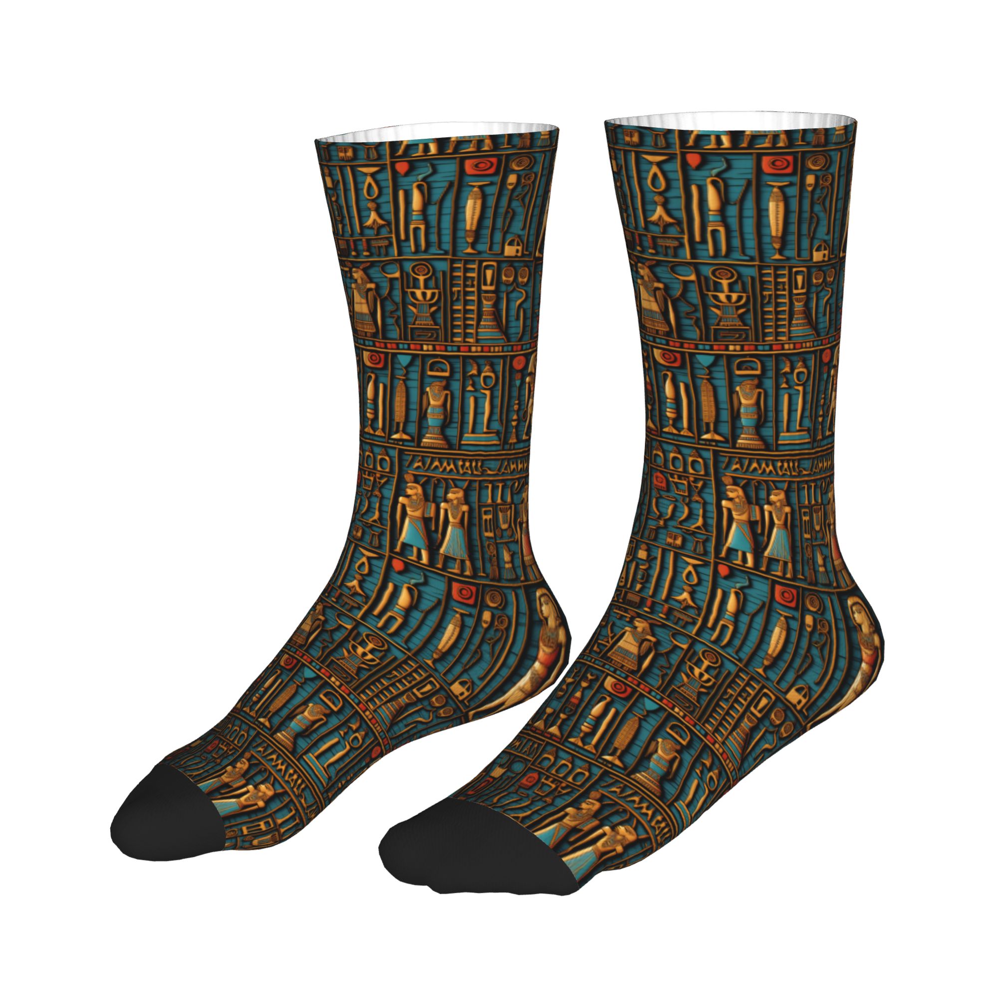 Cool Men's Egyptian Hieroglyph - đánh giá và giá Dress Sock Men